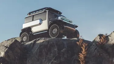 Toyota Baby Lunar Cruiser channels FJ40, but on the moon