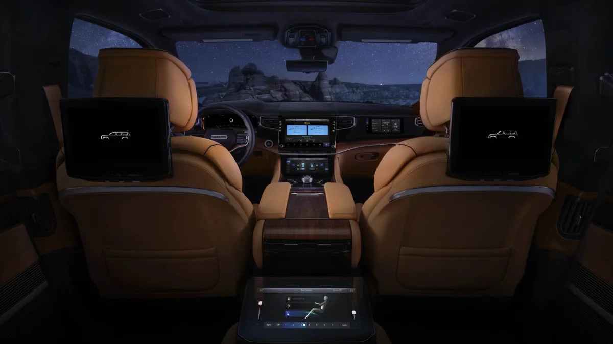 2023 Grand Wagoneer L features two 10.1-inch entertainment touch