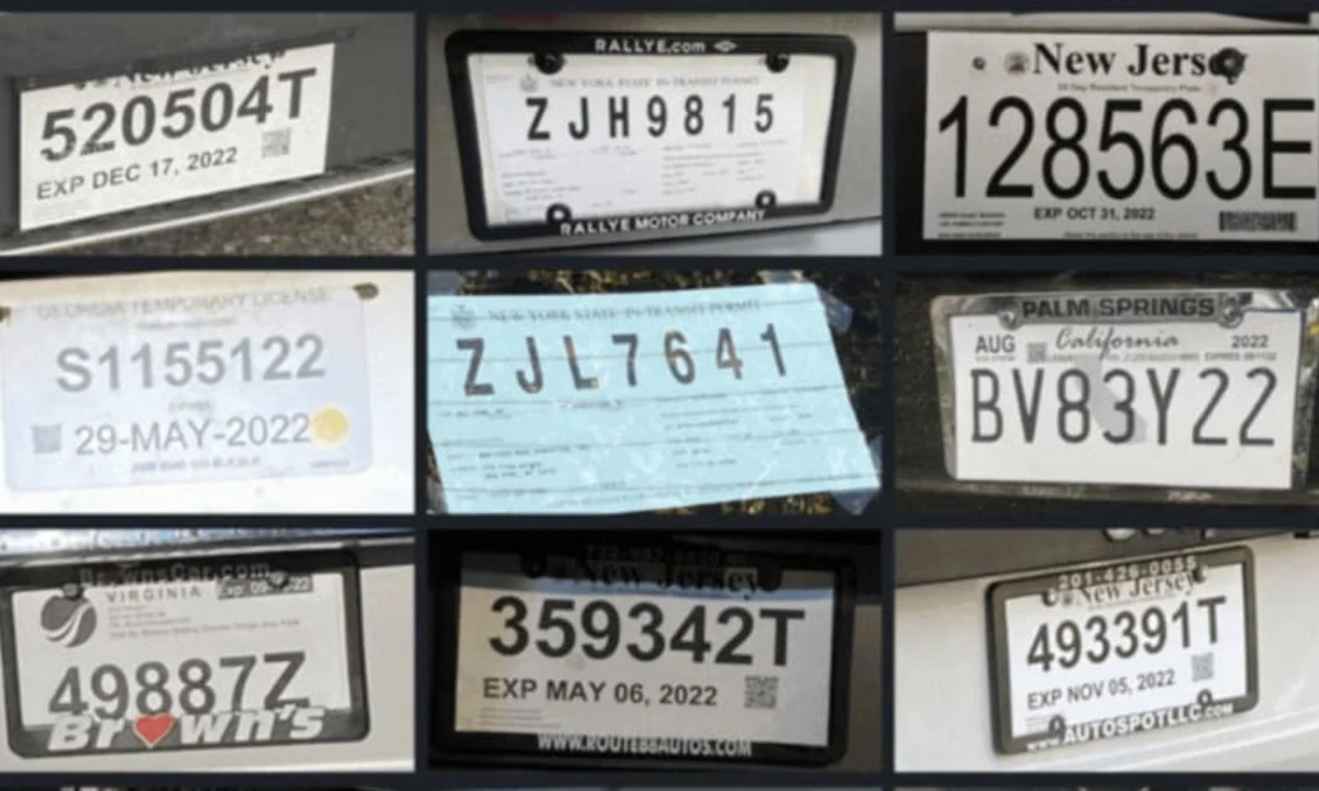 Illegal License Plates