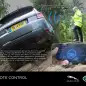 Land Rover Range Rover Sport off-road via remote control infographic diagram