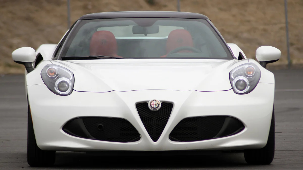 2015 Alfa Romeo 4C Spider front view
