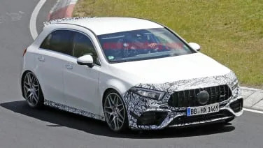 2020 Mercedes-AMG A 45 spied without giant rear wing