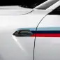 BMW M2 with M Performance Parts side stripes detail