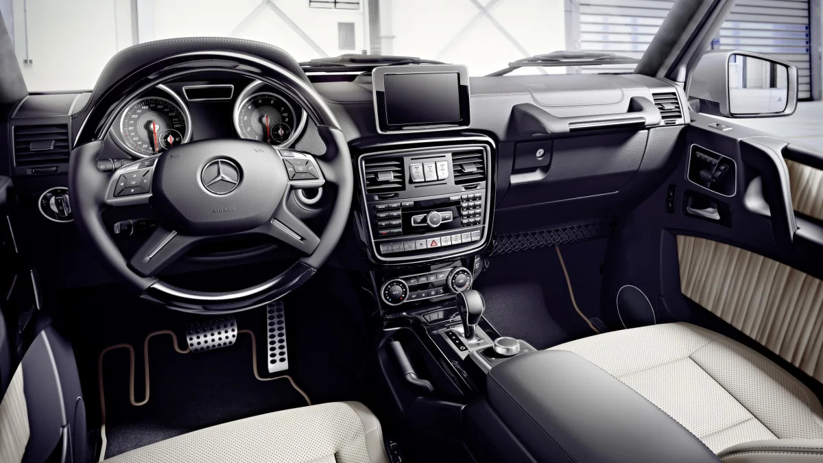 Mercedes G350d interior
