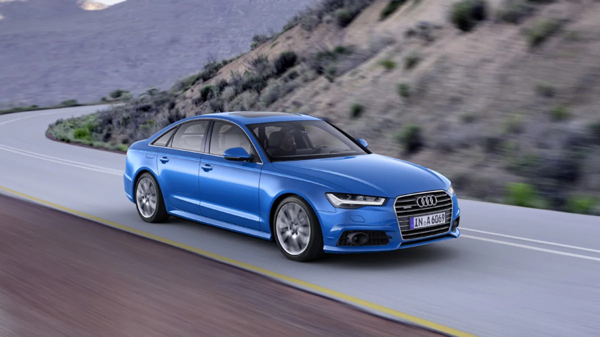 2017 Audi A6 front 3/4 moving