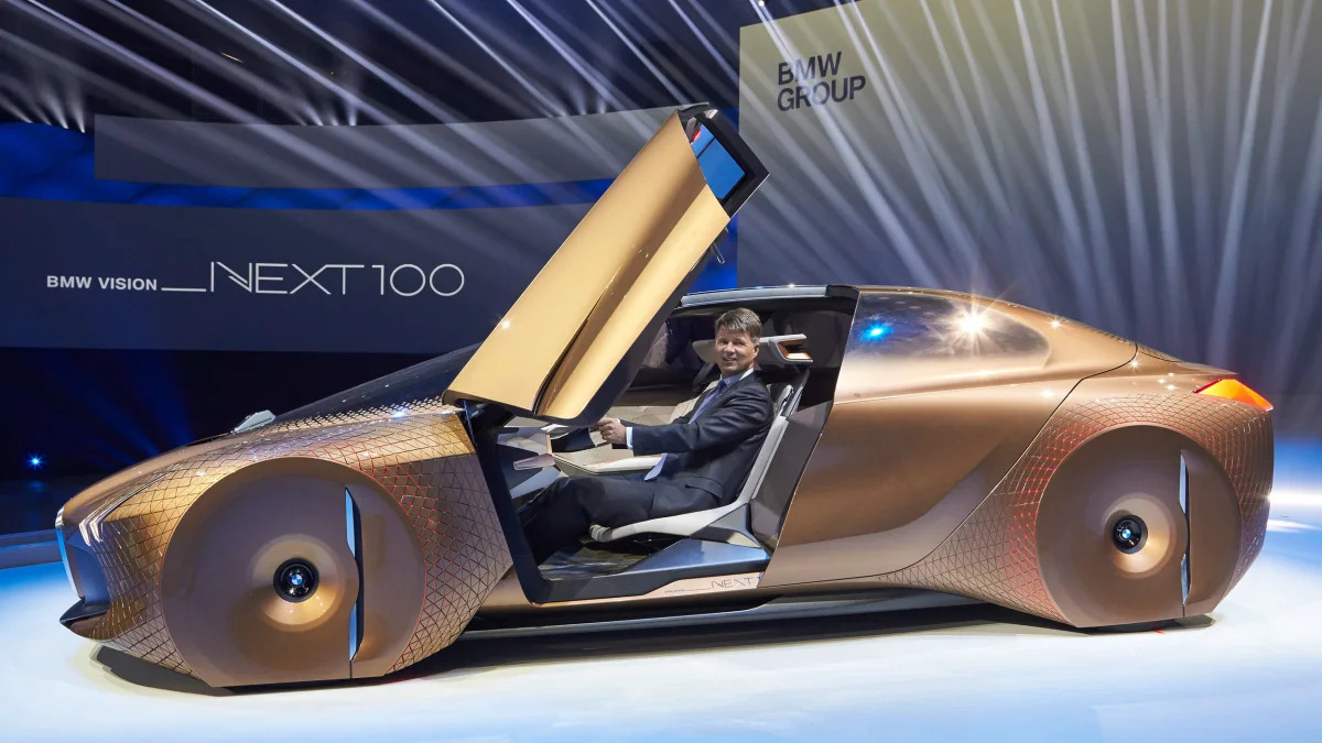 BMW Vision Next 100 Concept profile doors open