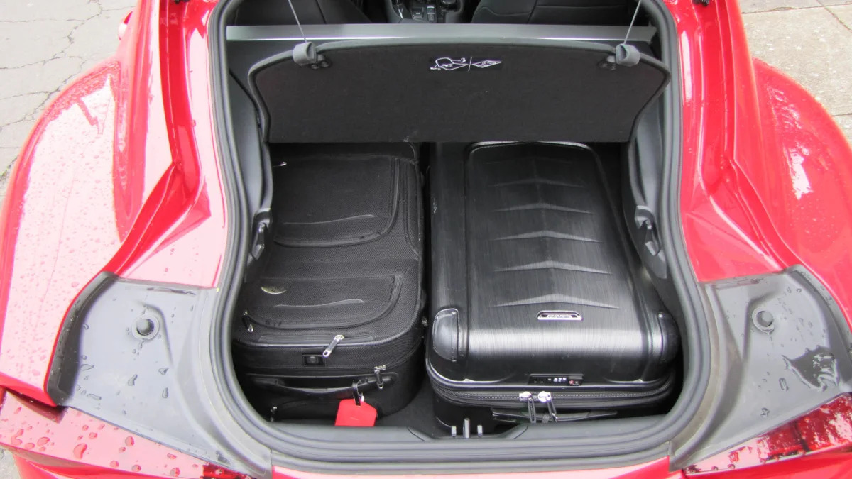 2020 Toyota Supra Luggage Test big bags