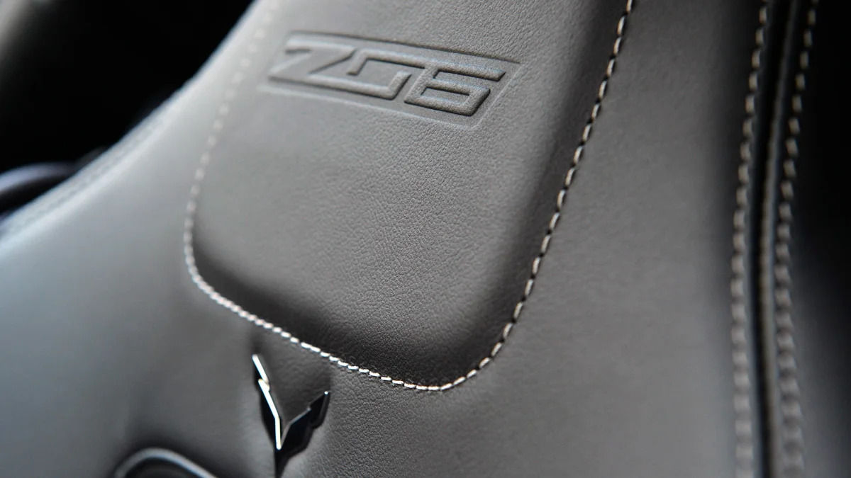 2015 Chevrolet Corvette Z06 seat detail