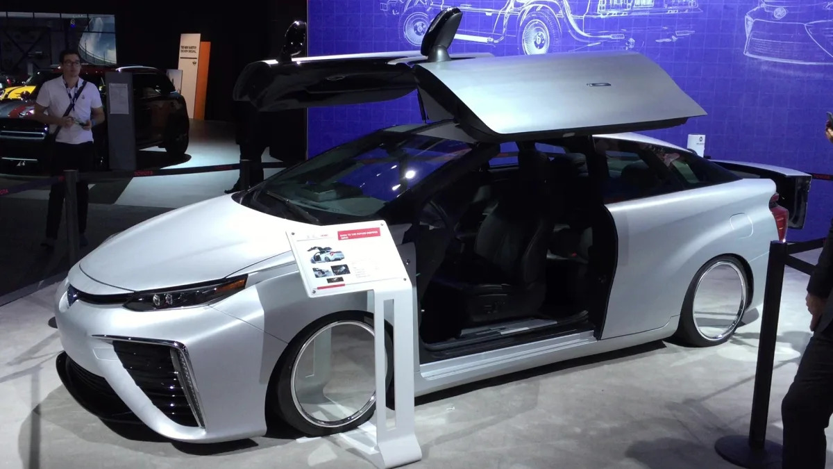 SEMA Toyota Mirai WIth Gull-Wing Doors | LA Auto Show | Autoblog Short Cuts
