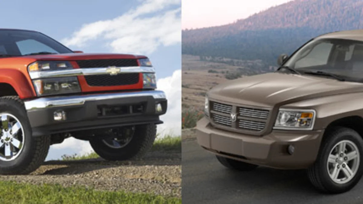 Chevy Colorado vs. Dodge Dakota