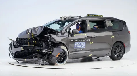 <h6><u>IIHS minivan crash tests</u></h6>