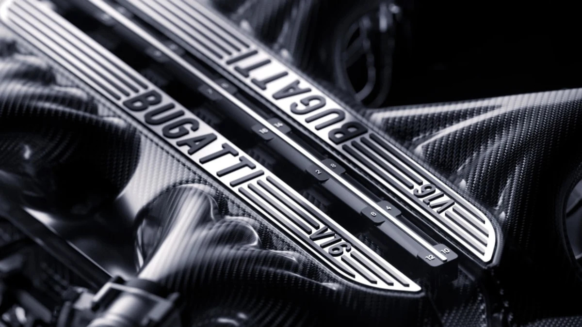 Bugatti announces V16-electric hybrid drivetrain for Chiron successor
