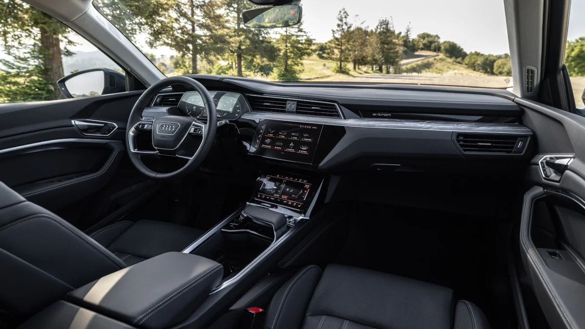 2024 Audi Q8 E-Tron interior from passenger