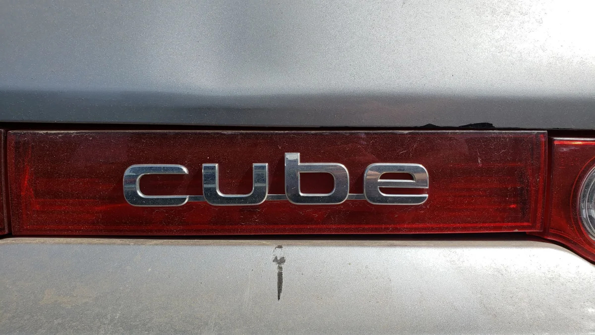 12 - 2010 Nissan Cube in Colorado junkyard - photo by Murilee Martin