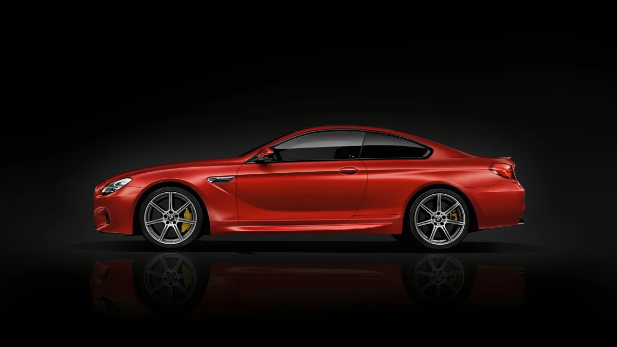 2016 BMW M6 with Competition Package red side