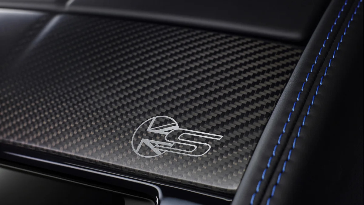 Jaguar F-Type British Design Edition dashboard logo carbon