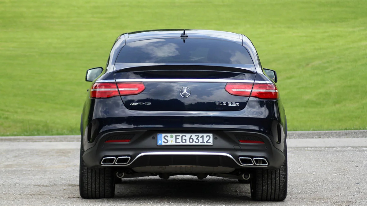 2016 Mercedes-Benz GLE Coupe rear view
