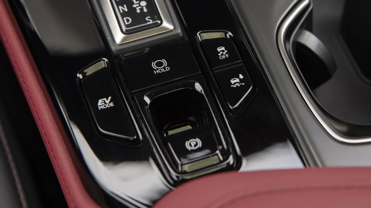 2022 Lexus NX 350h Luxury Celestial Blue drive controls