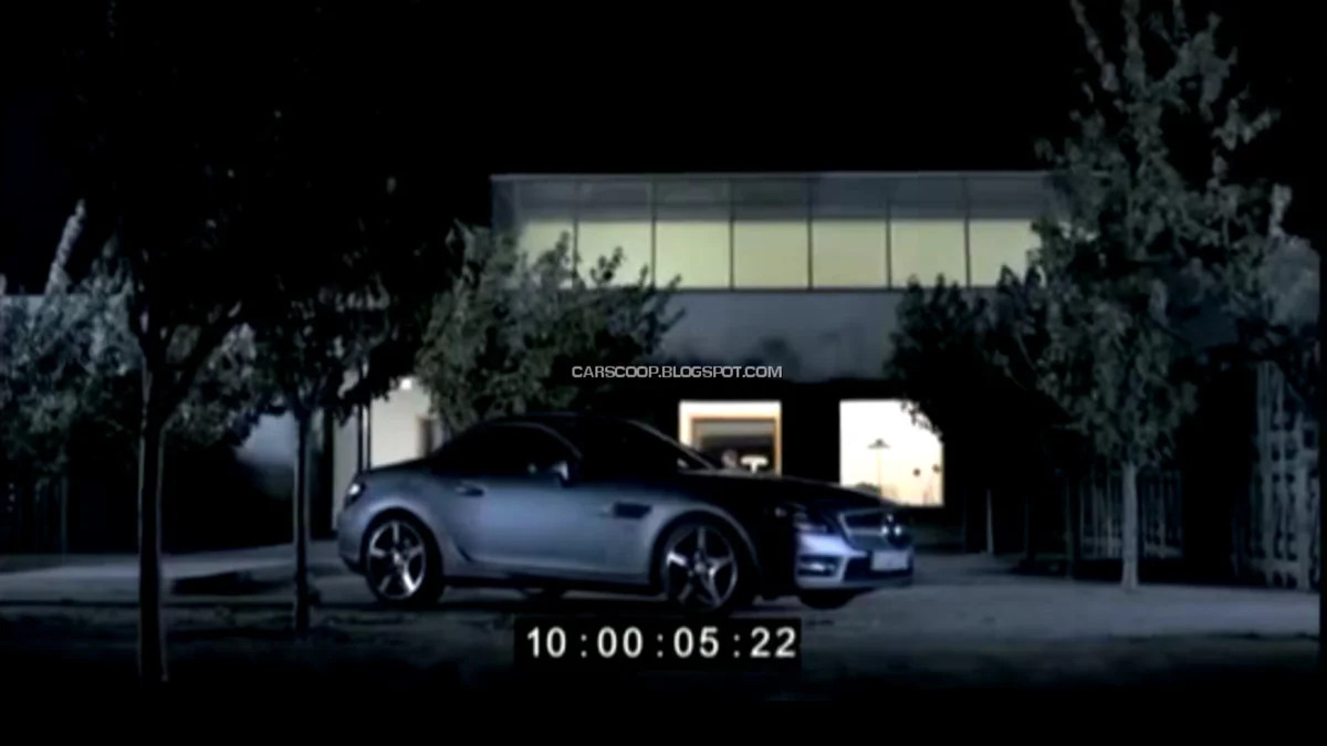 2012 Mercedes-Benz SLK leaked in French promo film