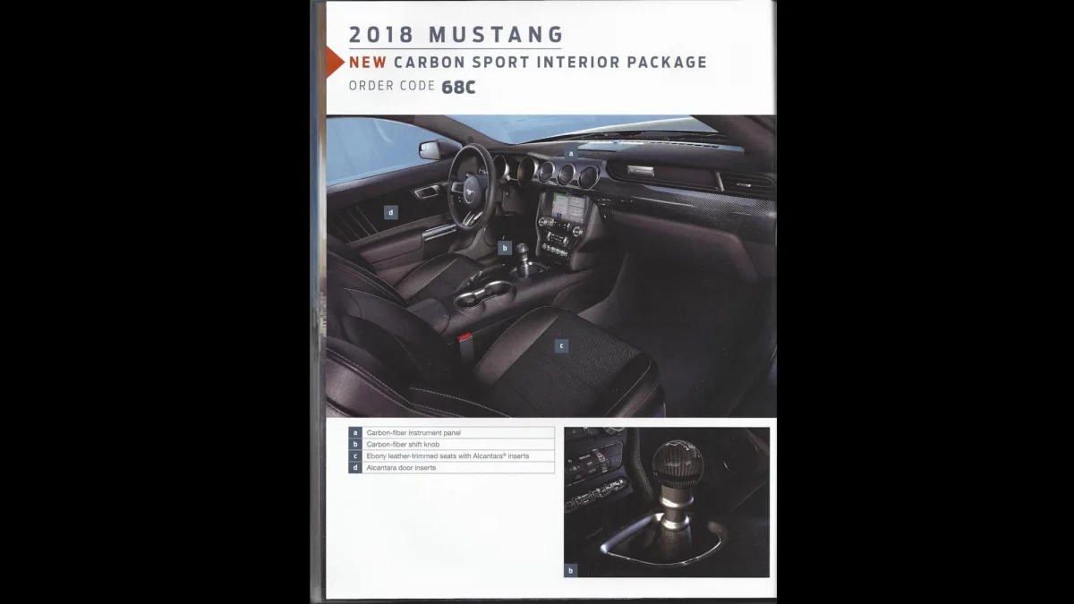2018 Ford Mustang Order Guide