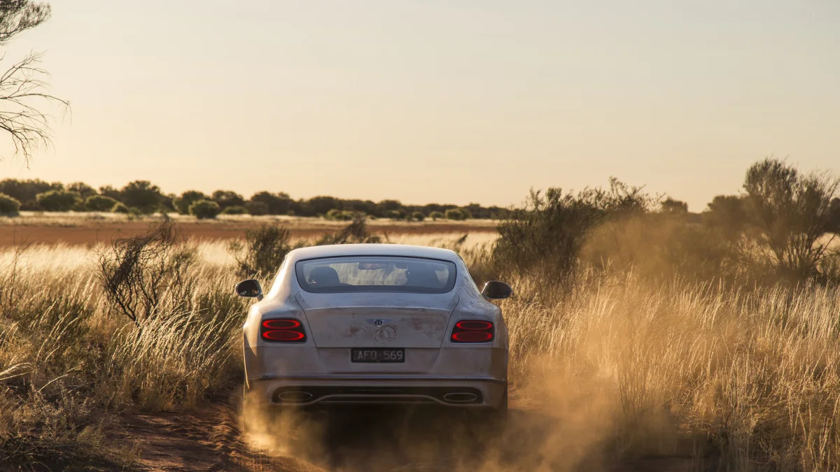 Bentley Continental GT Speed in the Outback