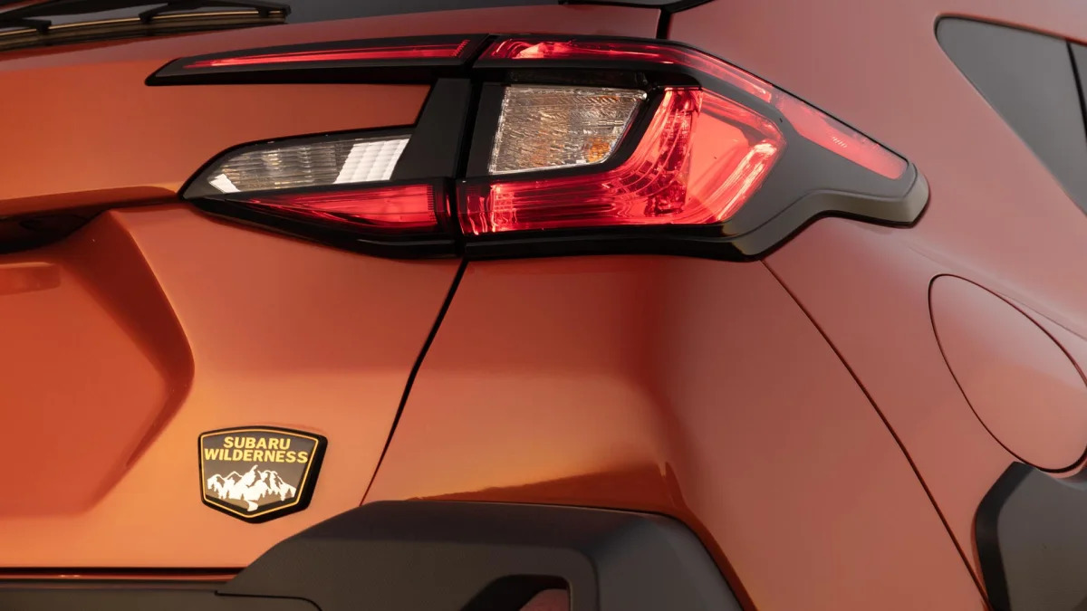 2024 Subaru Crosstrek Wilderness badge and taillight