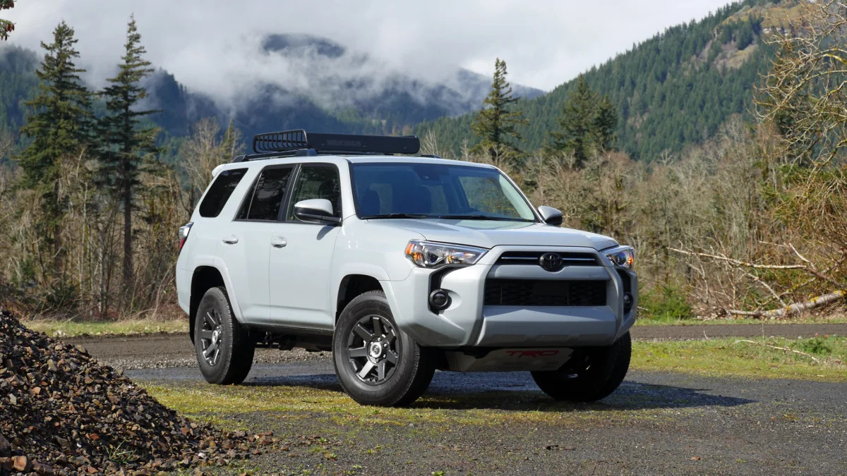 2021 Toyota 4Runner (accessories of discontinued Trail Edition shown)