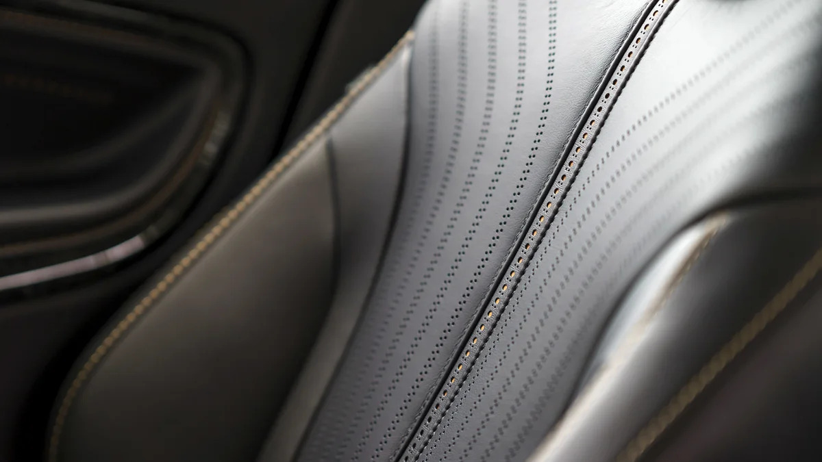 2017 Aston Martin DB11 seat detail