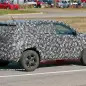 2017 Jeep compact crossover spied rear 3/4