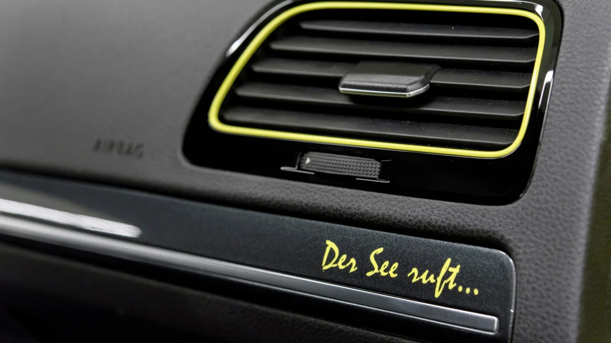 VW Golf GTI Dark Shine edition studio dashboard trim