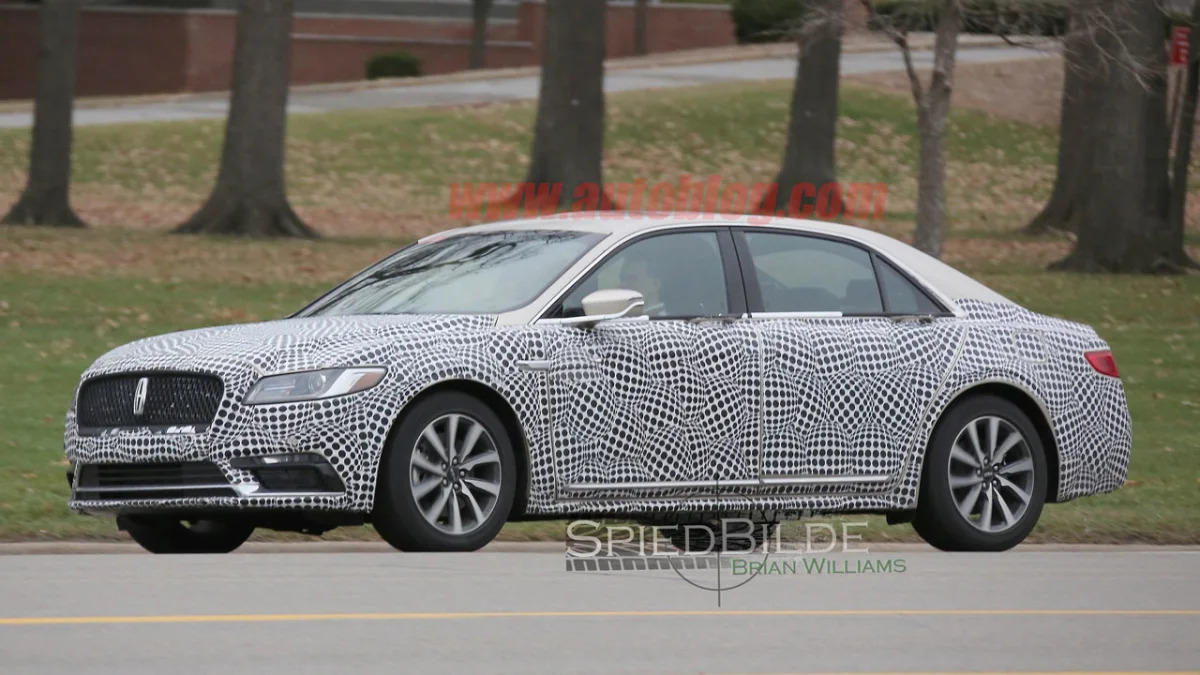 lincoln continental exterior spy shot