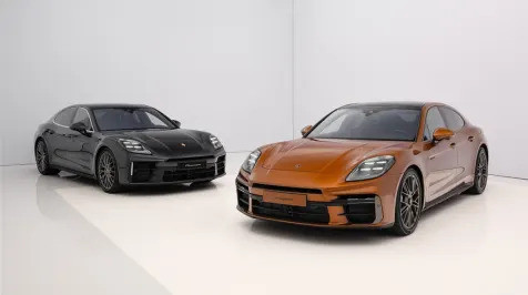 <h6><u>2024 Porsche Panamera unveiled with new drivetrains and trick hydraulic suspension</u></h6>