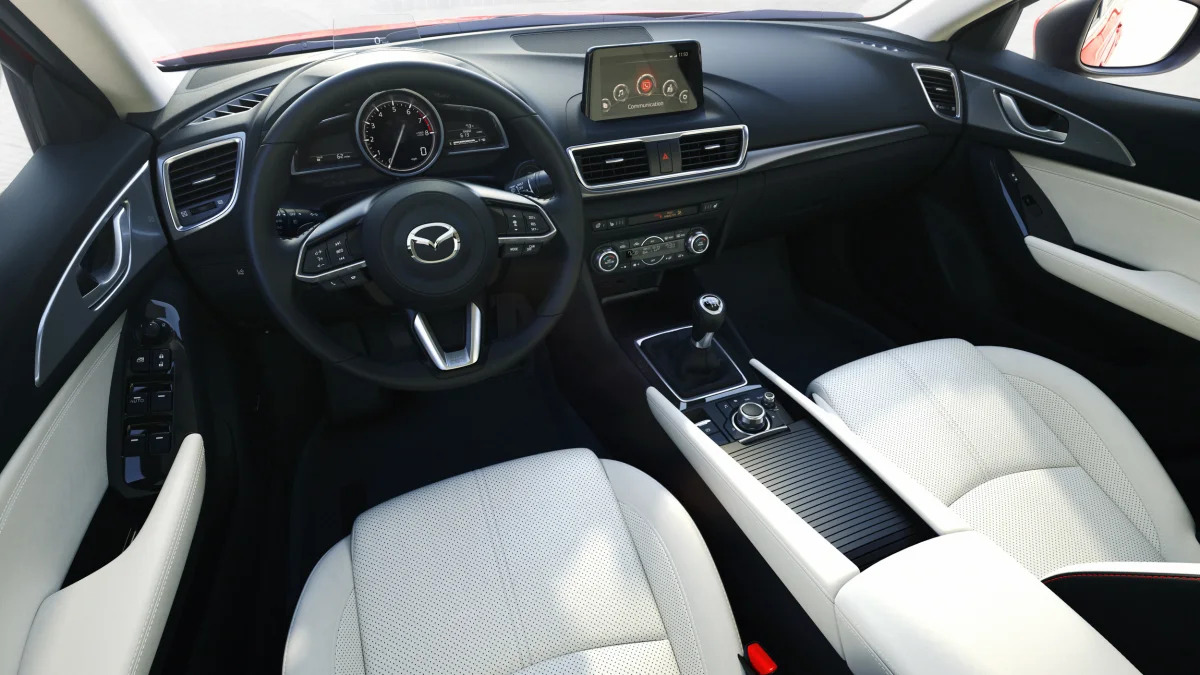 2017 Mazda3 Interior Overhead Front Seats