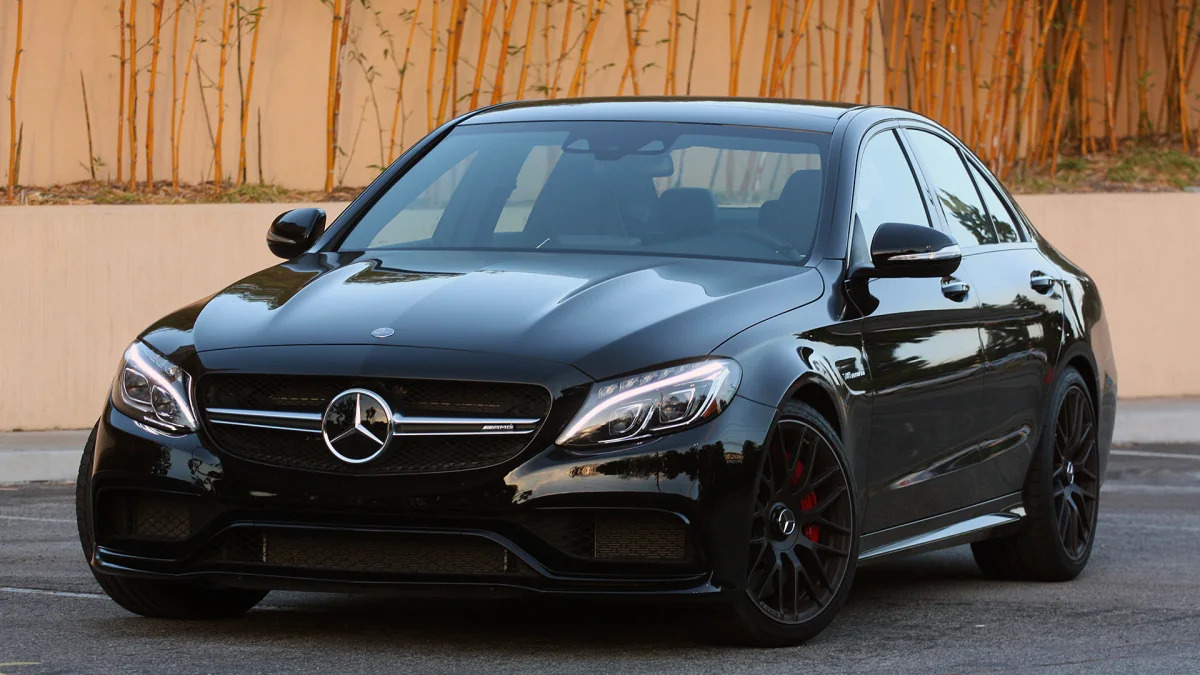 2015 Mercedes-AMG C63 S front 3/4 view