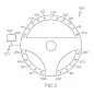 Toyota variable thickness steering wheel patent 01