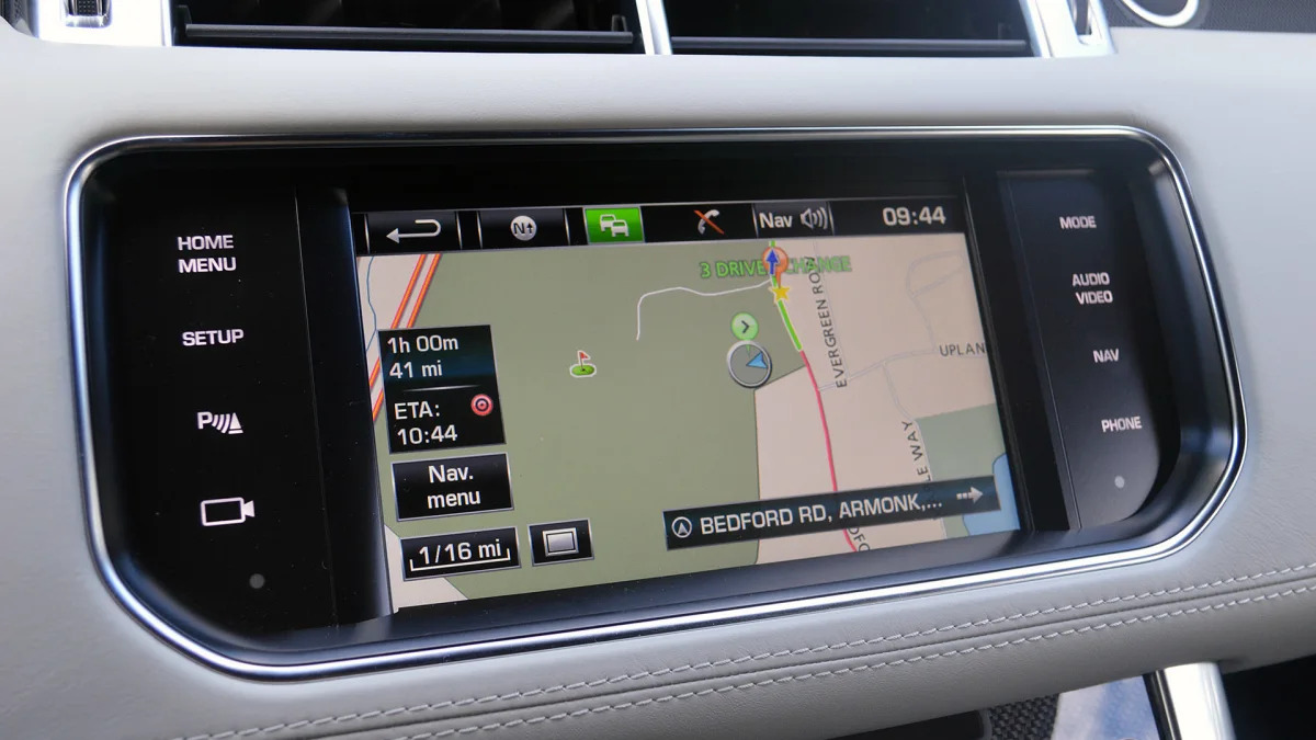 2015 Land Rover Range Rover Sport SVR navigation system