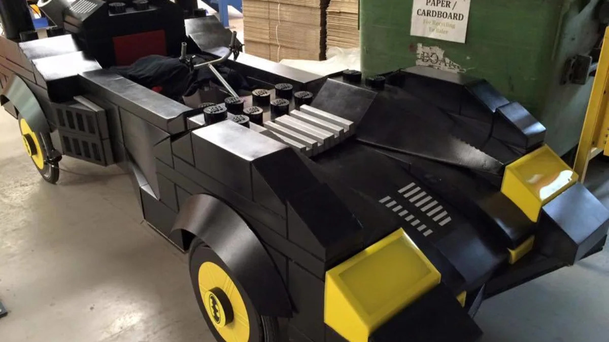 Lego Batmobile soapbox racer studio
