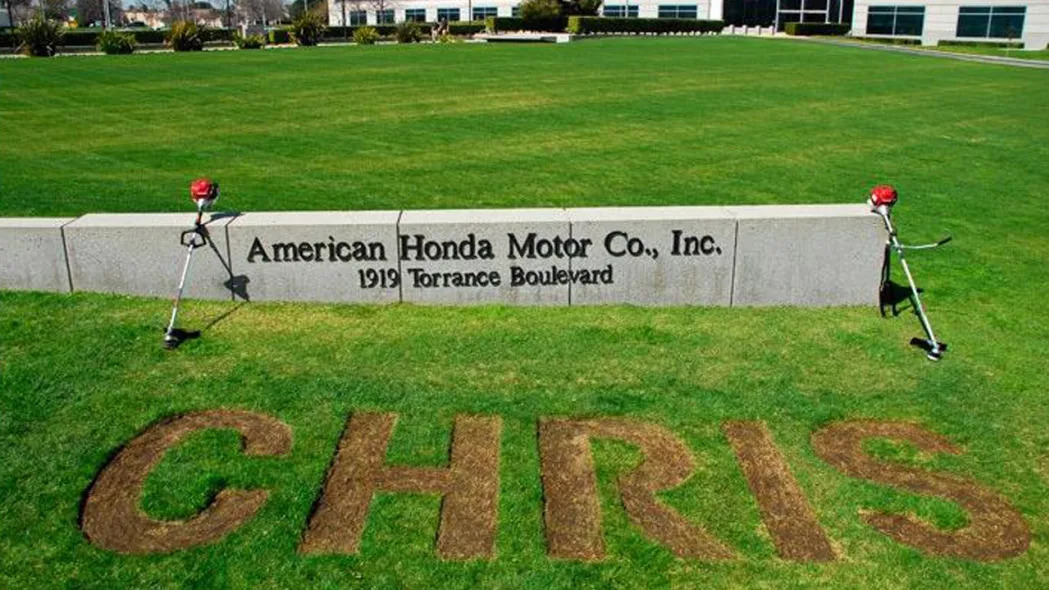 Honda's Torrance, Ca. corportate headquarters lawn