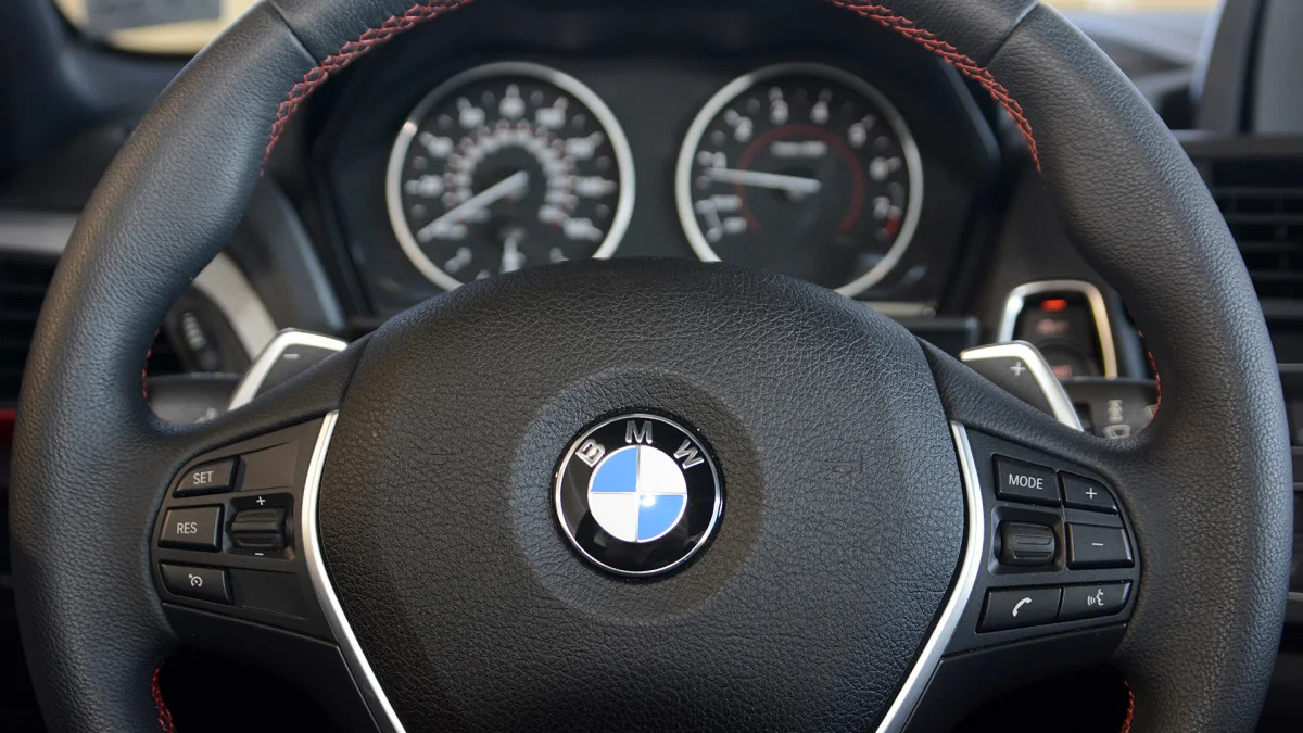 2012 BMW 228i XDrive steering wheel