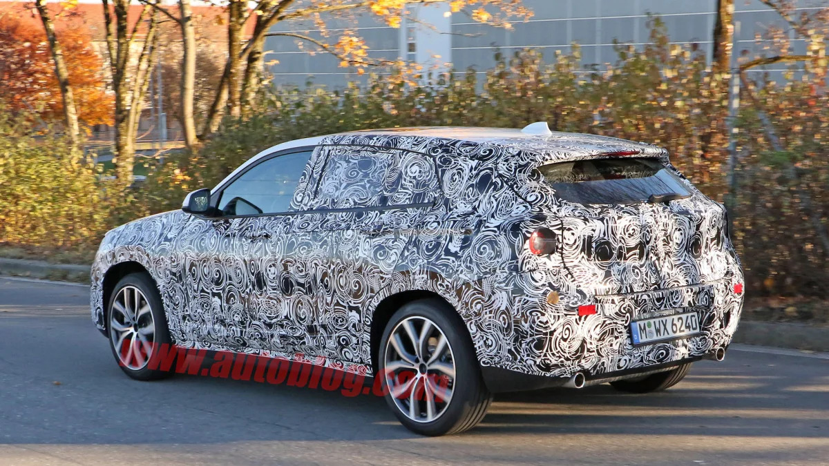 camouflage spied crossover bmw x2