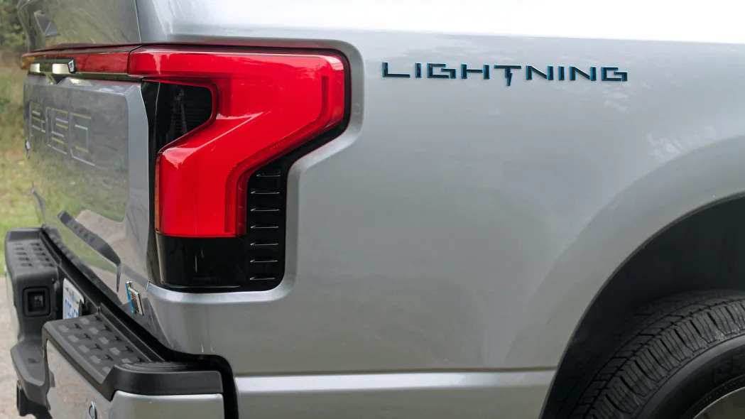 The Ford F-150 Lightning.