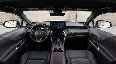 <h6><u>2021 Toyota Venza interior</u></h6>