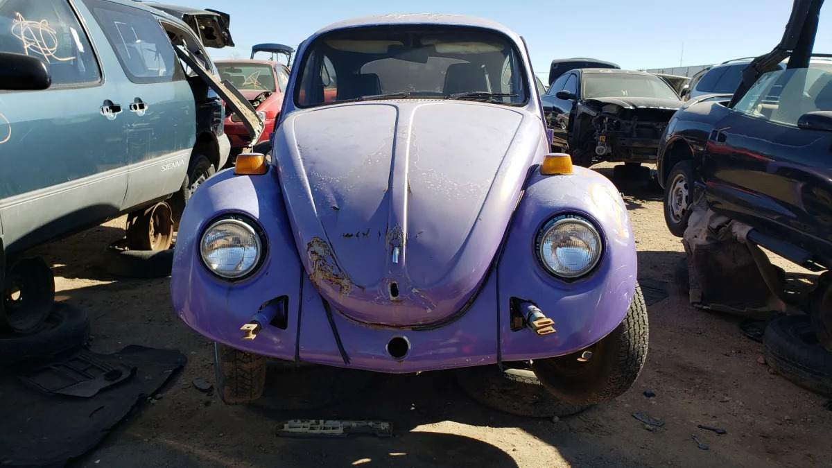 11 - 1974 Volkswagen Beetle in Colorado junkyard - photo by Murilee Martin