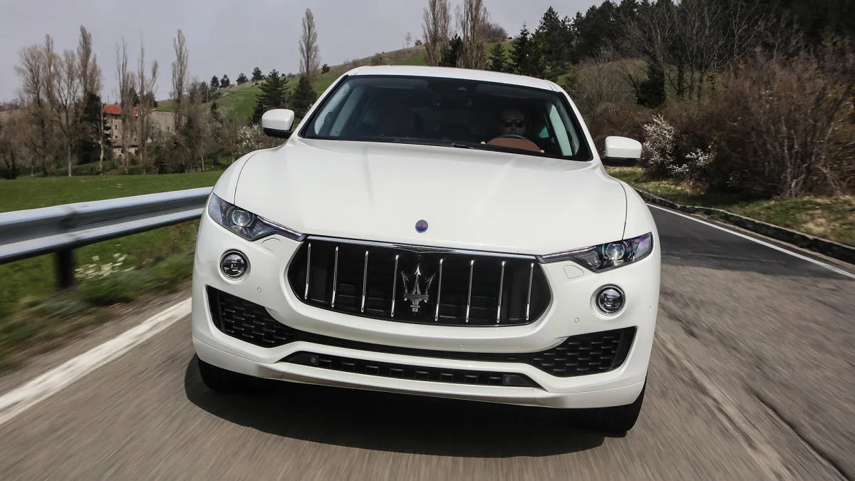 2017 Maserati Levante driving