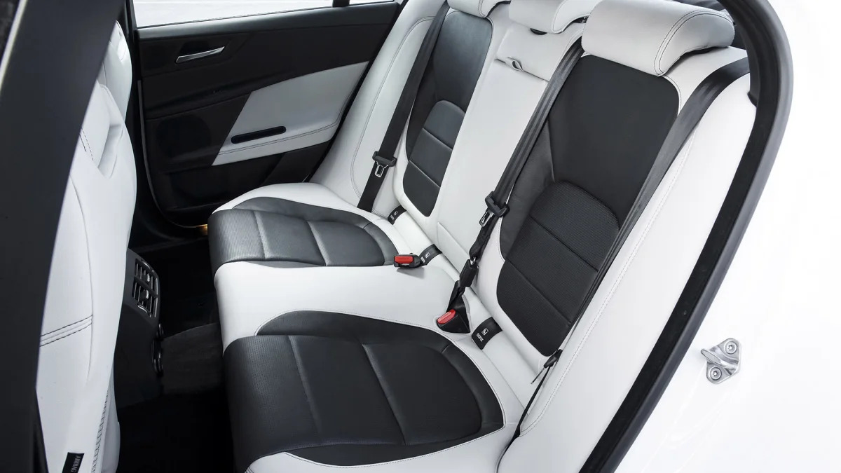 2017 Jaguar XE rear seats