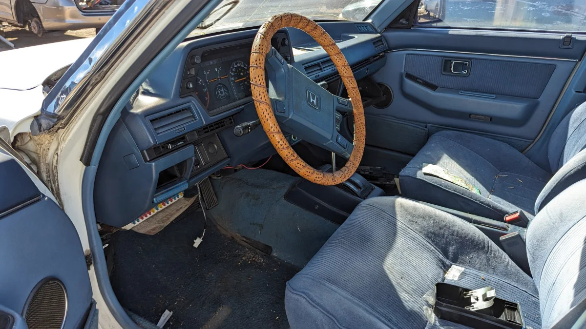 13 -1984 Honda Accord Sedan in Colorado wrecking yard - photo by Murilee Martin