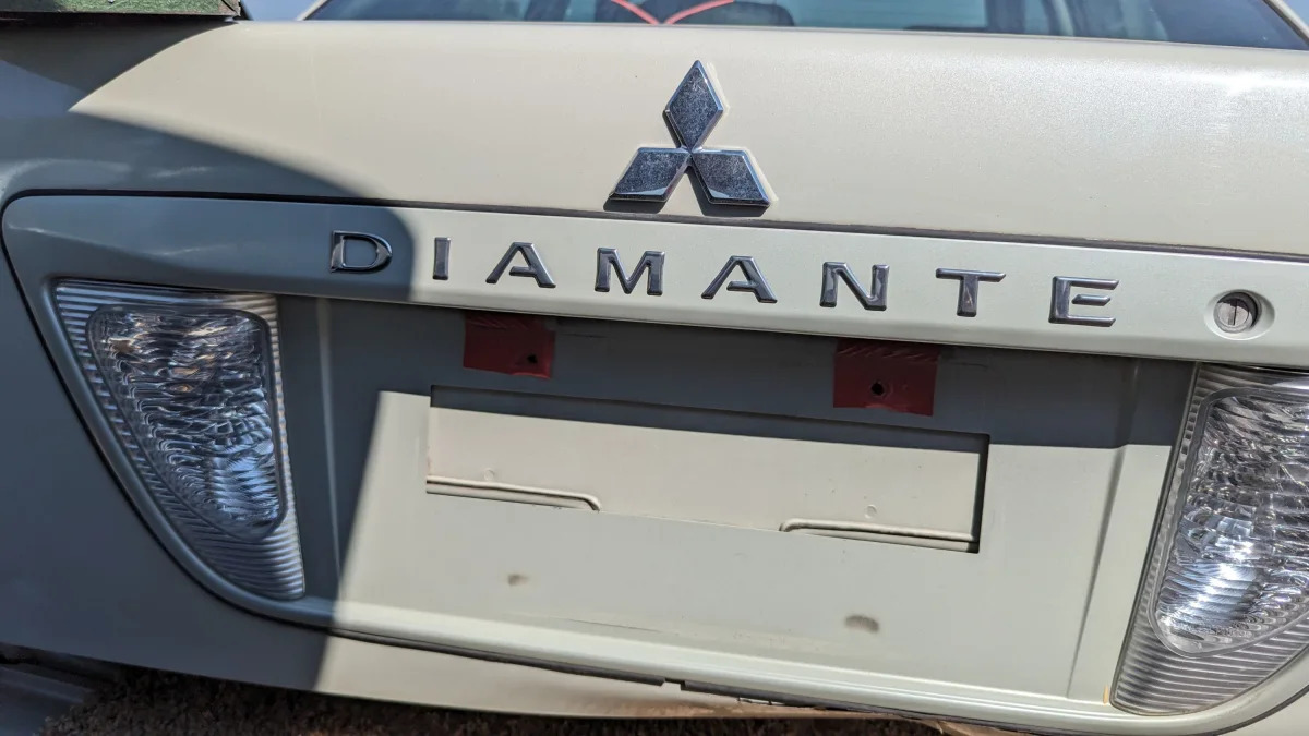 34 - 2003 Mitsubishi Diamante VR-X in Colorado junkyard - photo by Murilee Martin