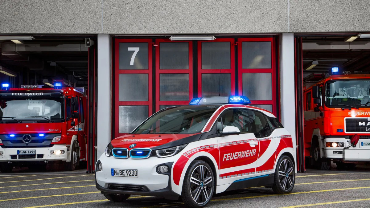 BMW i3 fire department germany