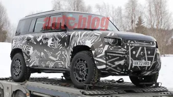 Land Rover Defender SVX spied
