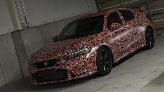 2023 Honda Civic Type R preview testing on the Suzuka track